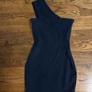 Superdown Blue One Shoulder Bodycon Dress